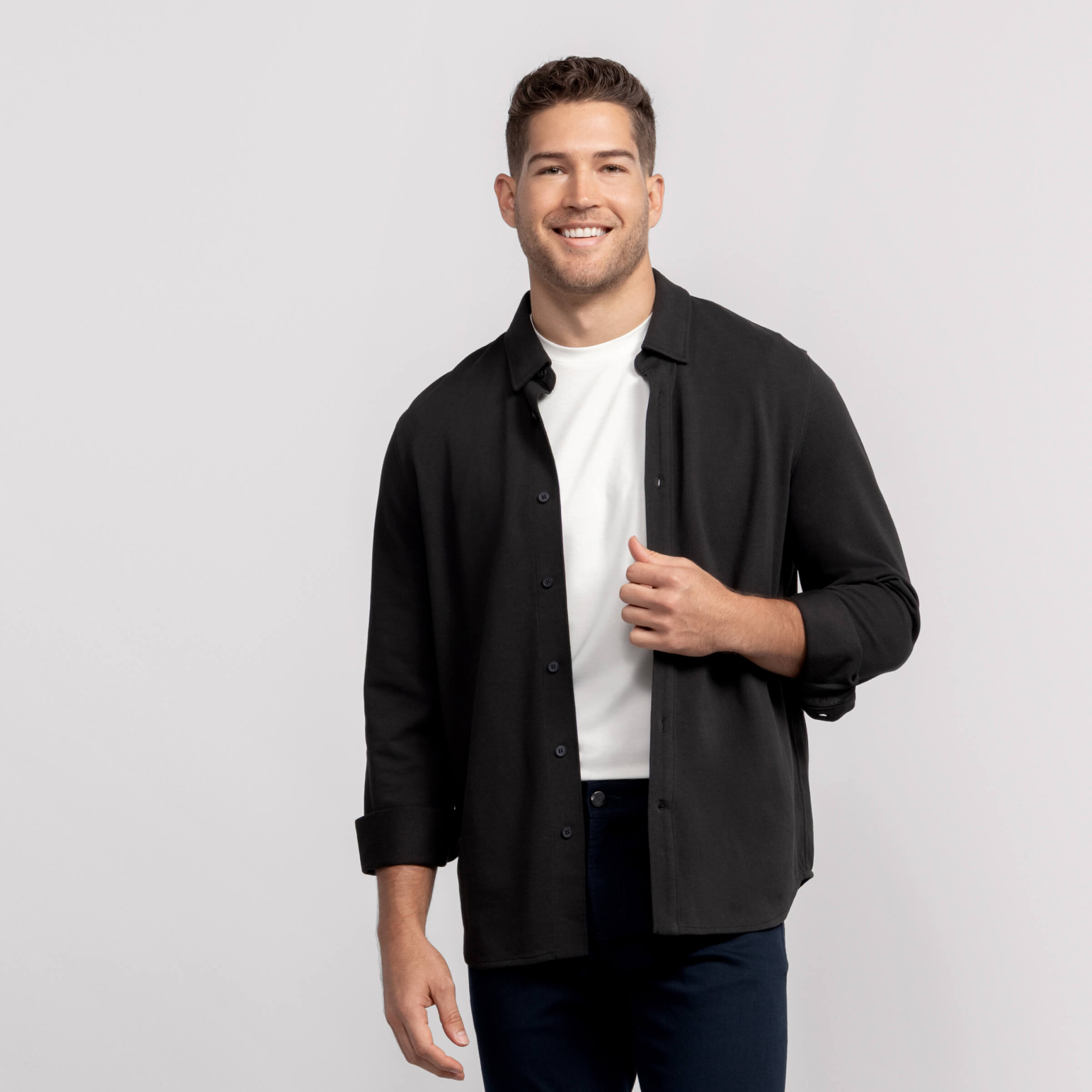 Legacy Button Down -- True Black