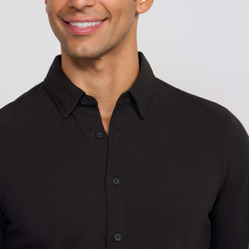 Legacy Button Down -- True Black