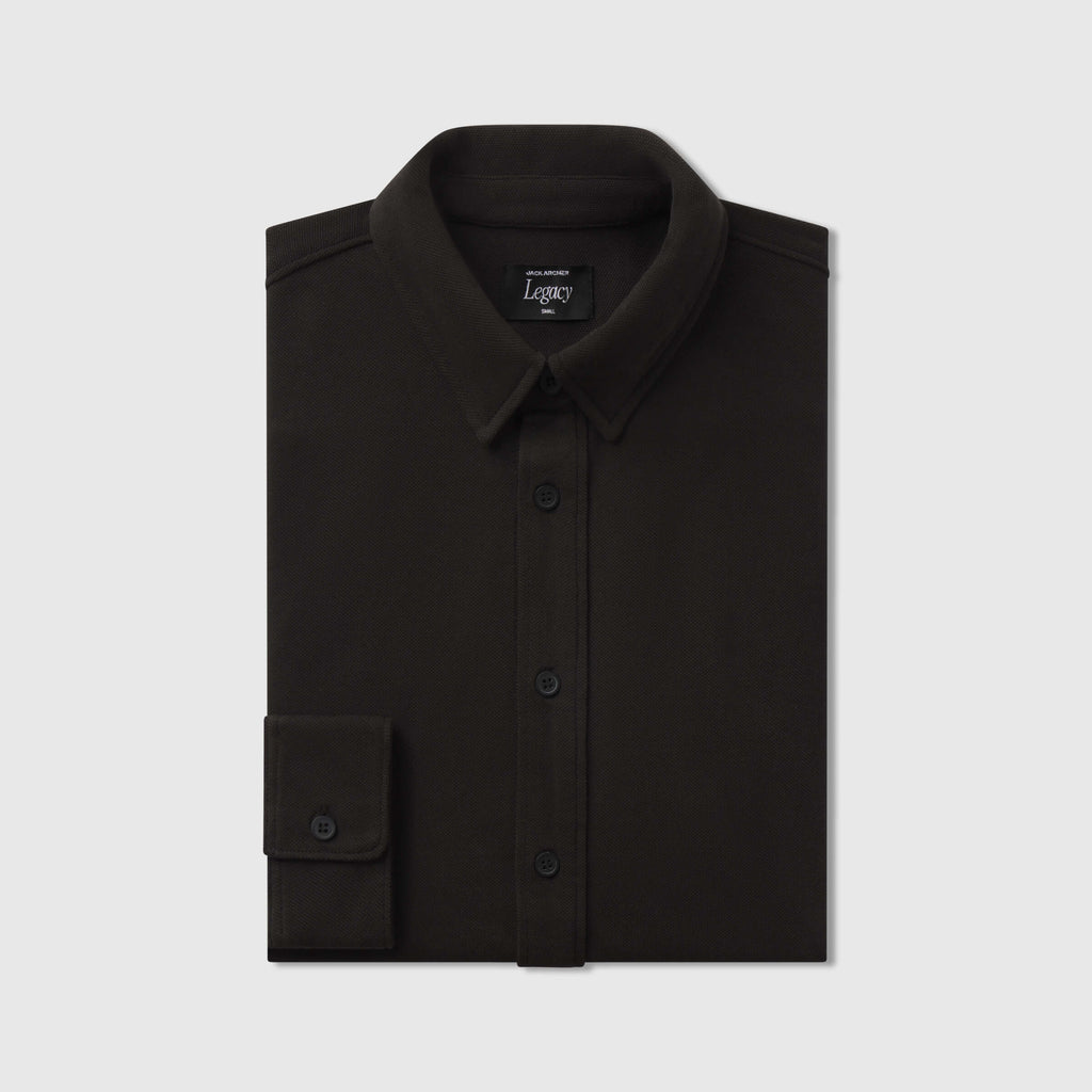 Legacy Button Down -- True Black