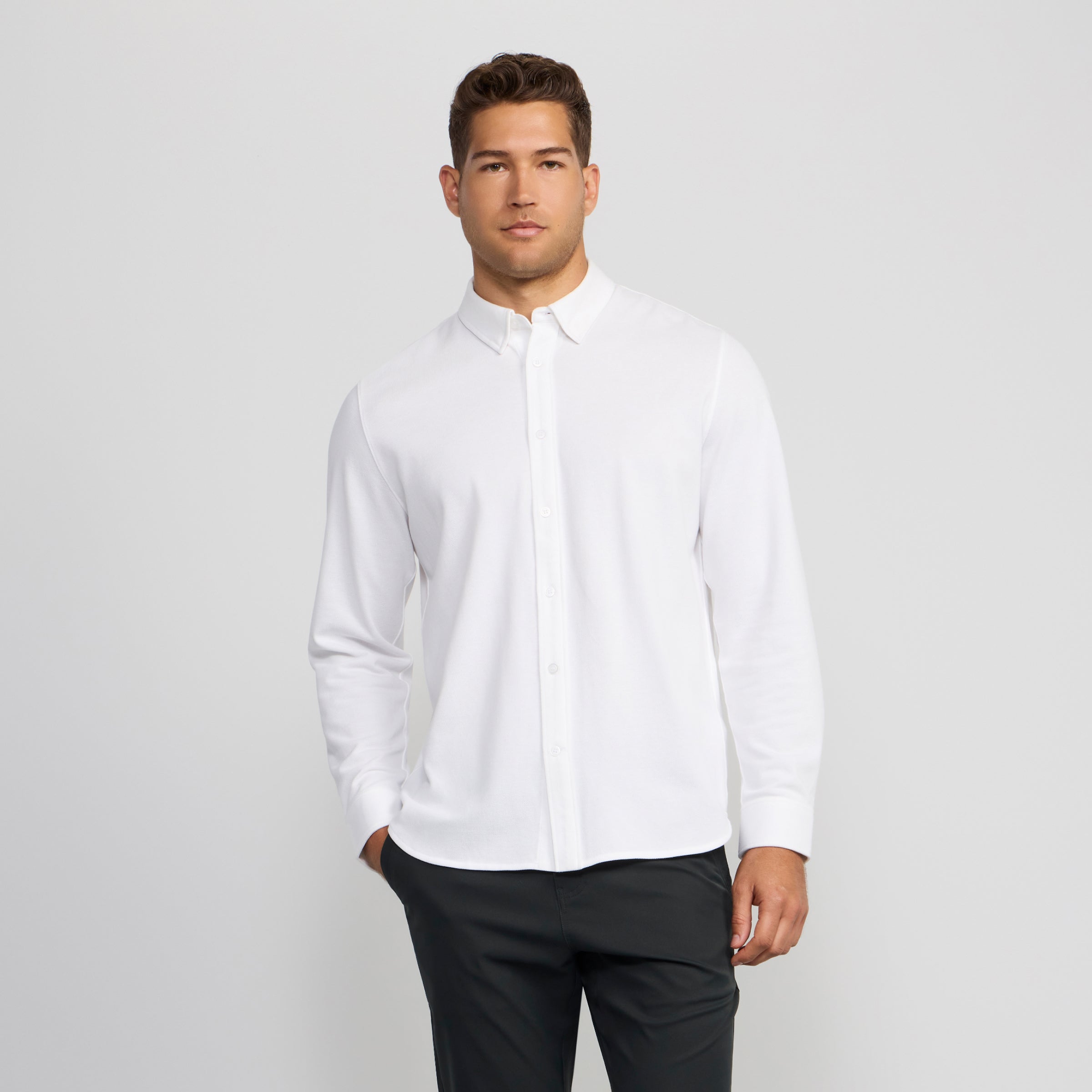 Legacy Button Down -- True White