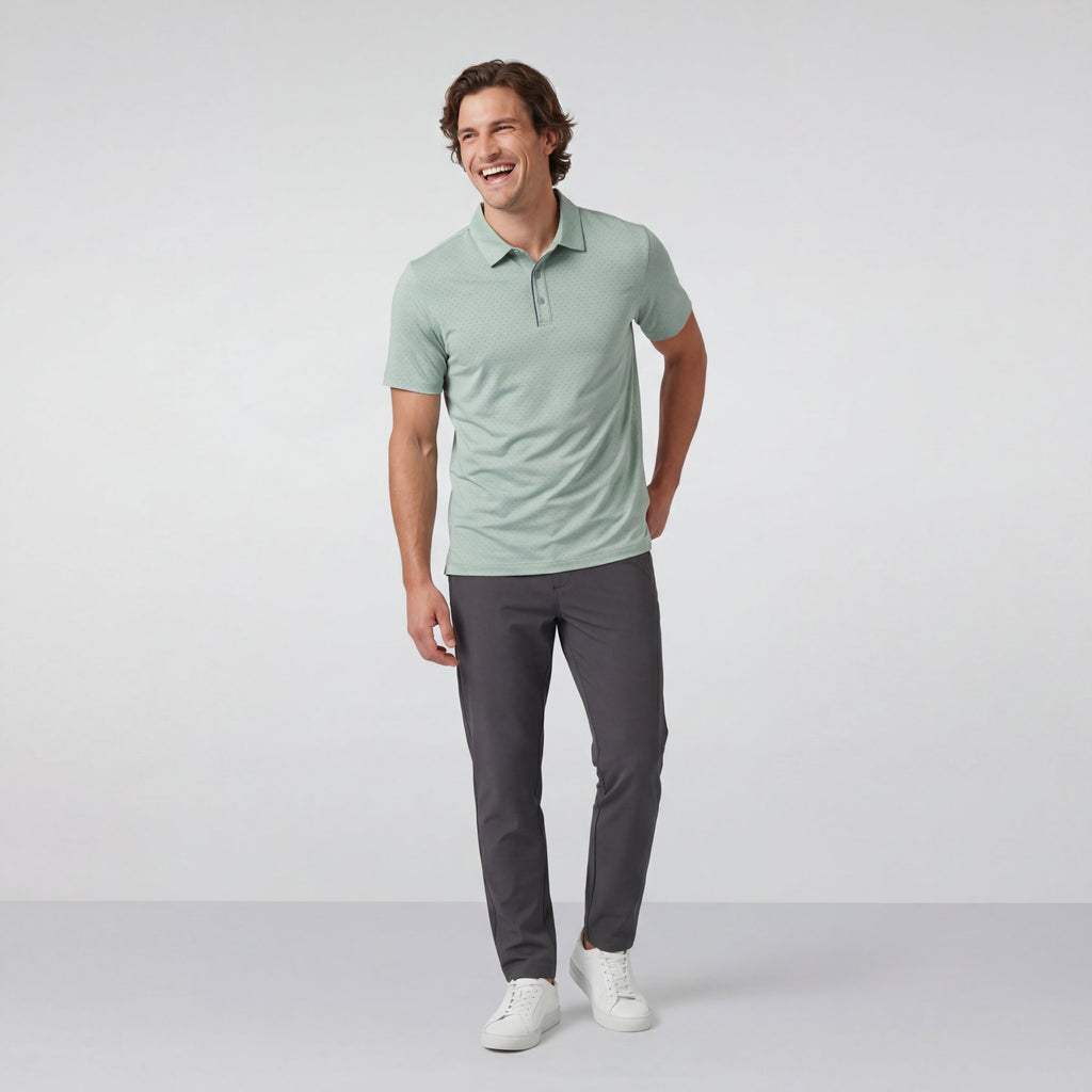 Clubhouse Performance Polo -- Storm Green Sweetspot