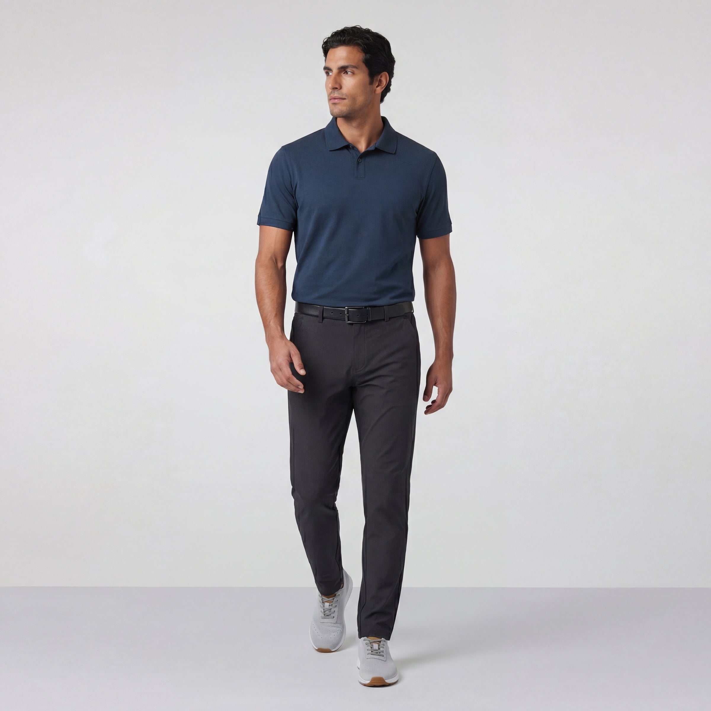 Clubhouse Pique Polo -- Tidal Blue