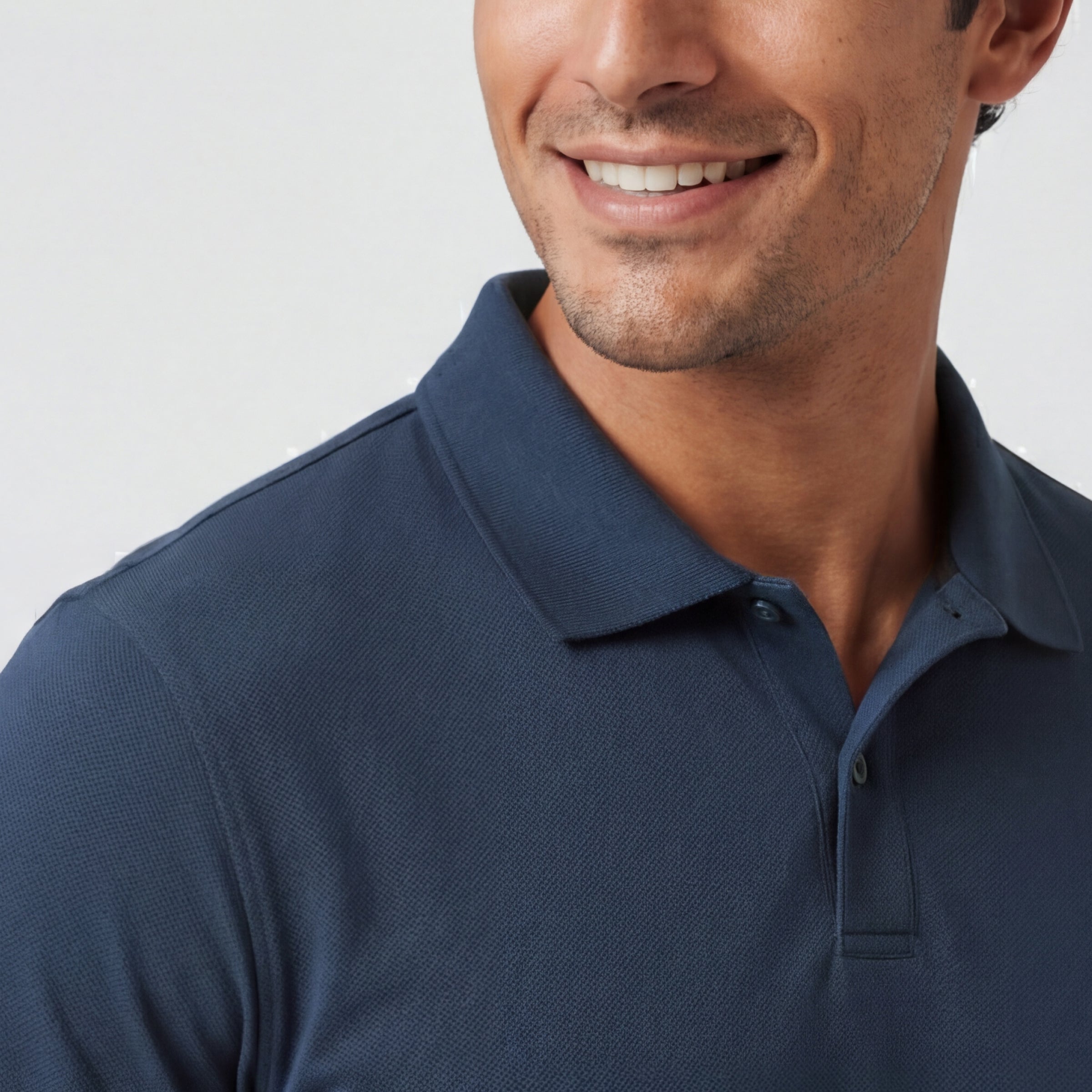 Clubhouse Pique Polo -- Tidal Blue