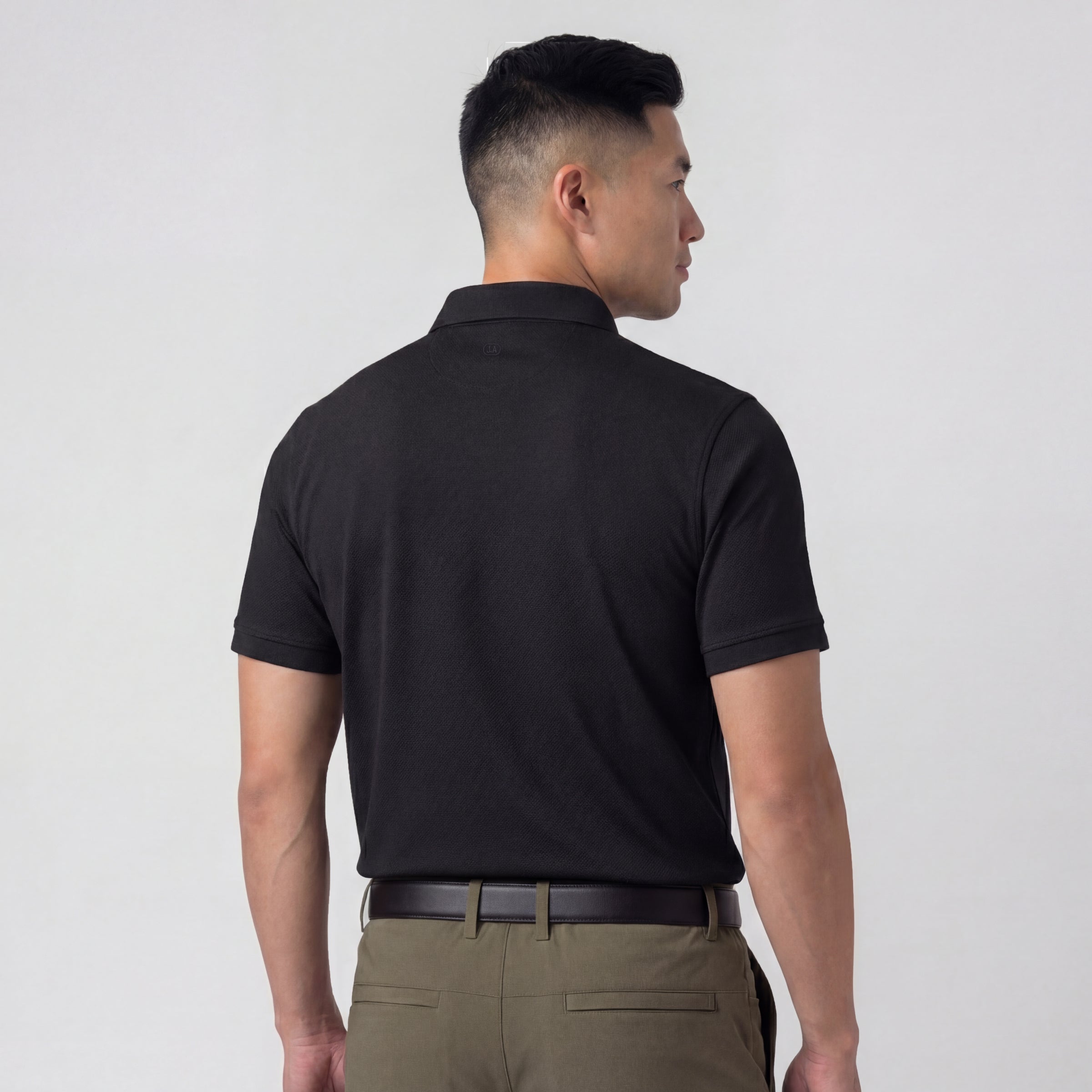 Clubhouse Pique Polo -- True Black