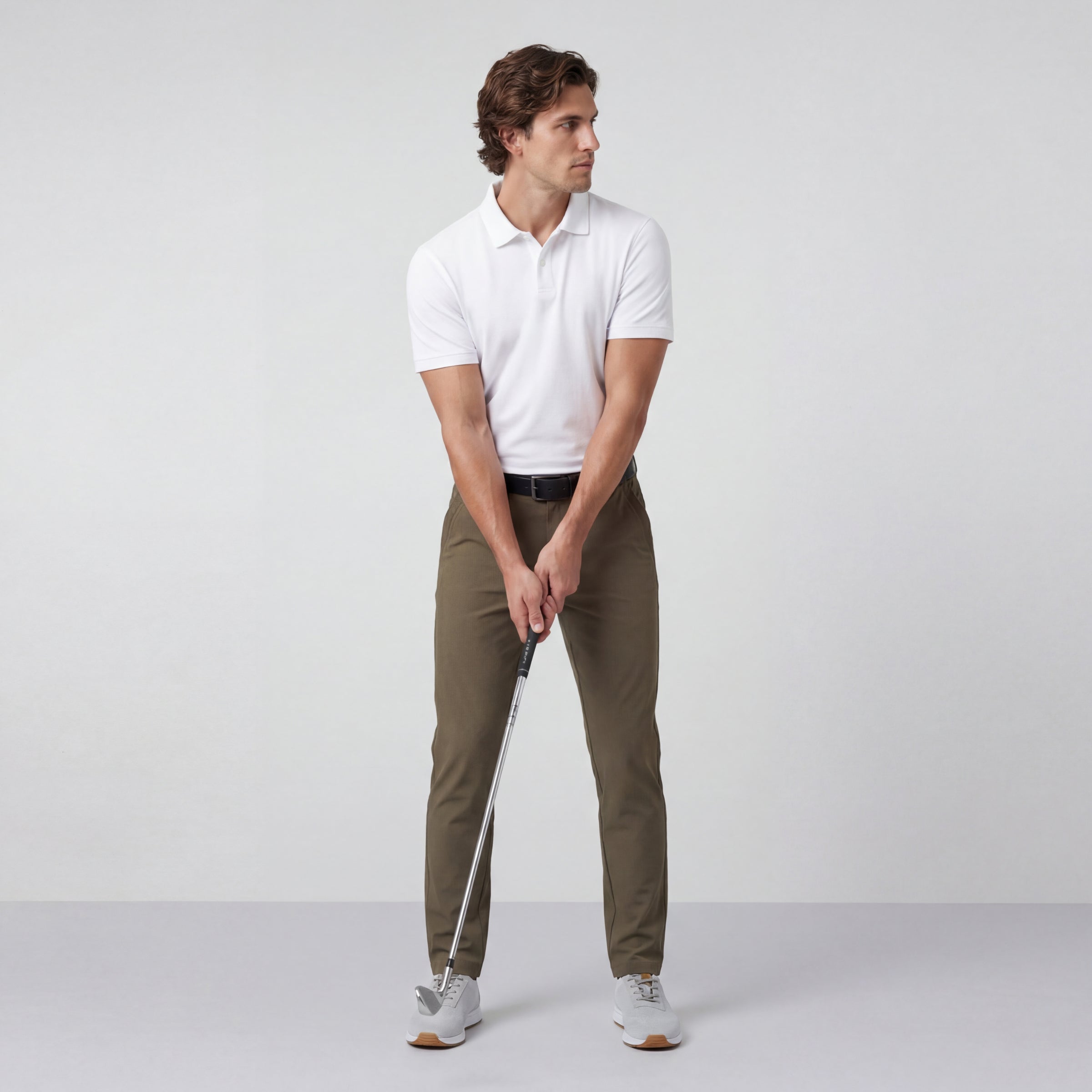 Clubhouse Pique Polo -- True White