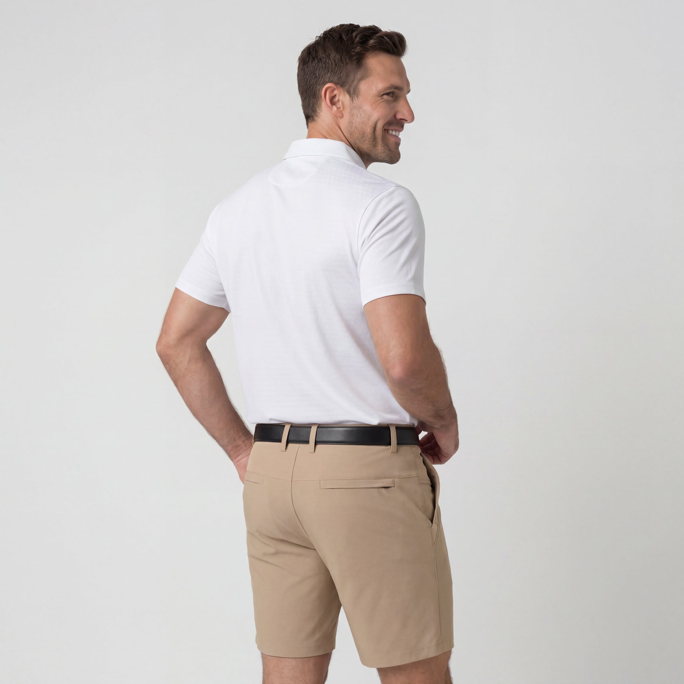 Clubhouse Performance Polo -- White Driveline