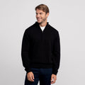 Jetsetter Quarter-Zip Sweater -- True Black