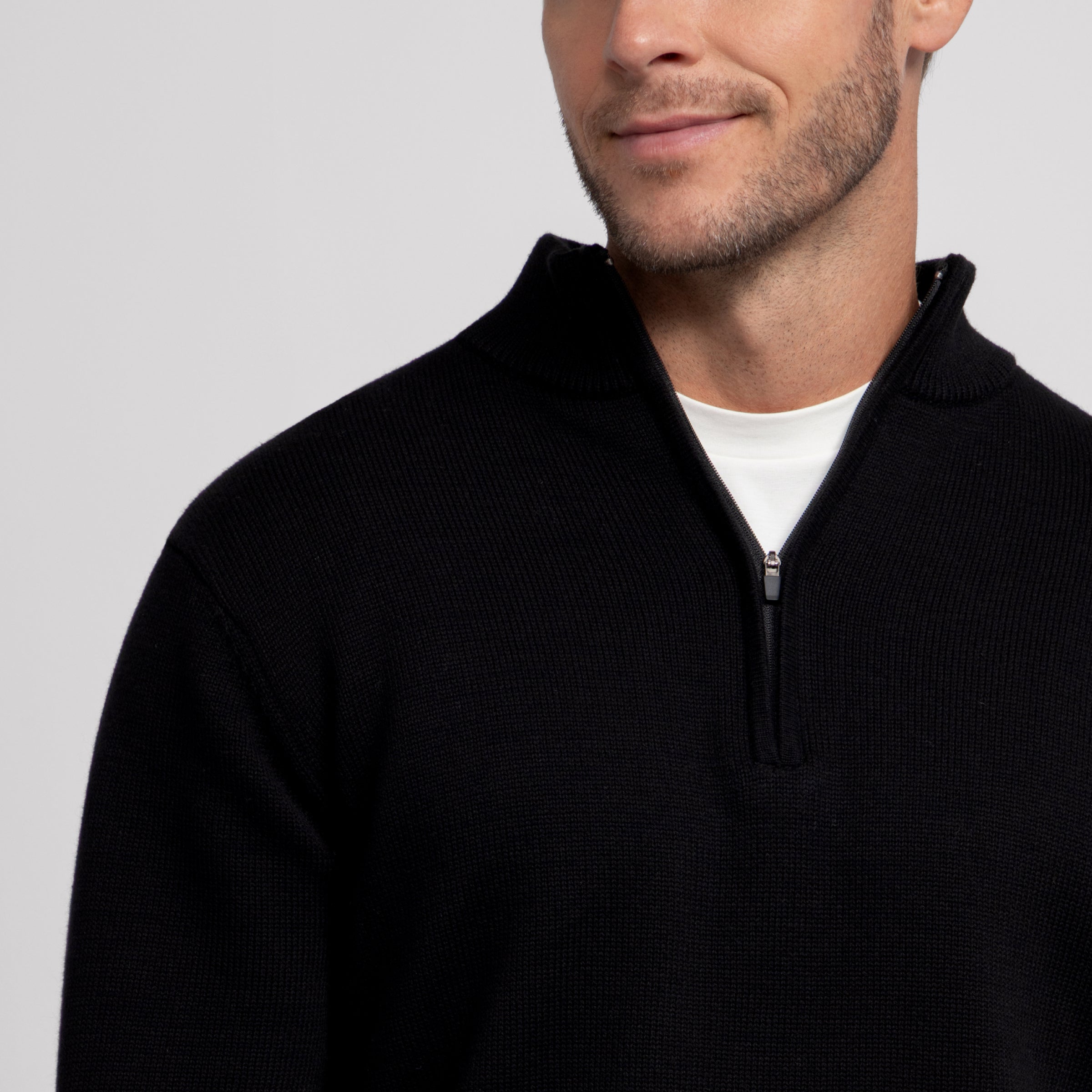 Jetsetter Quarter-Zip Sweater -- Navy