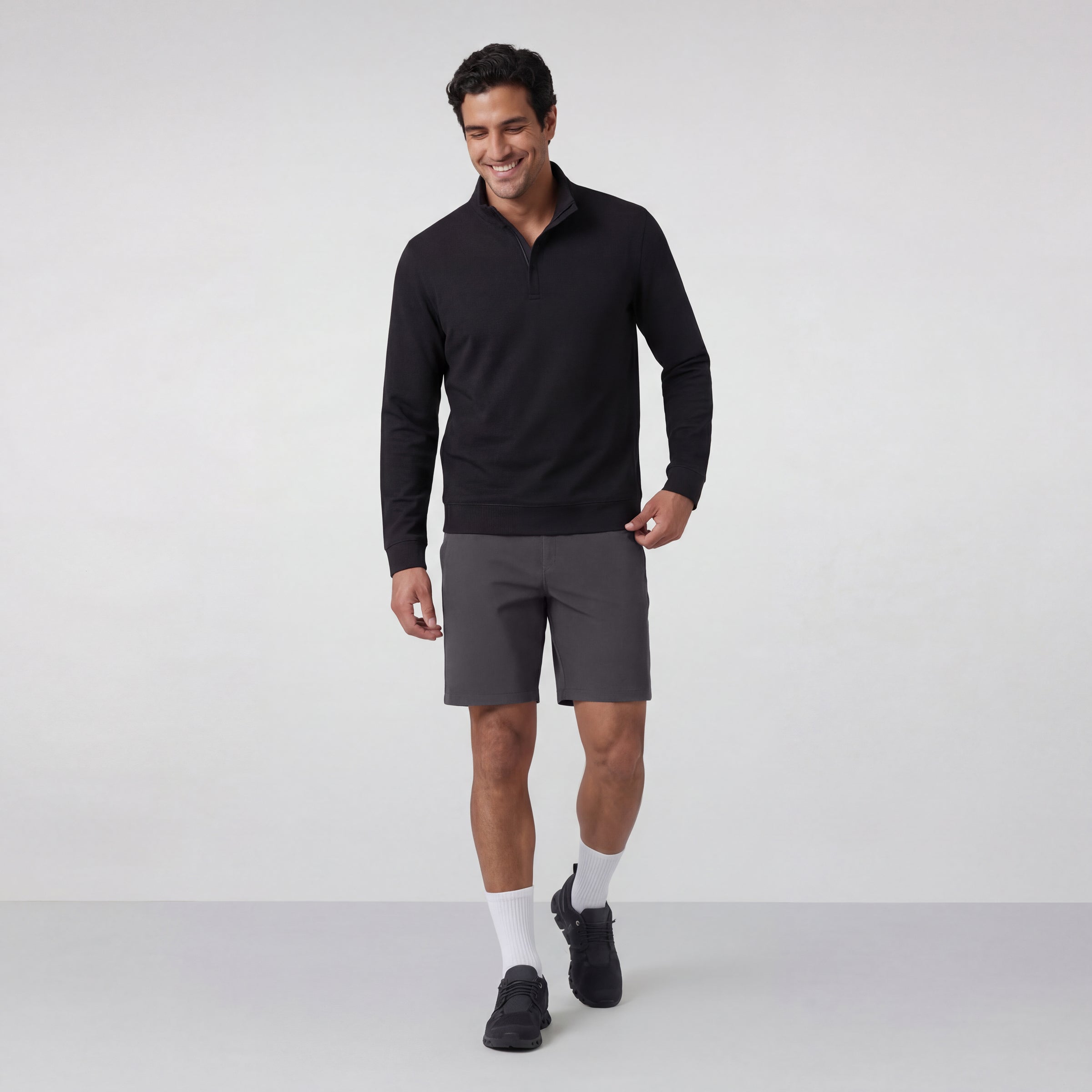 Jetsetter Tech Short 7" -- Charcoal Gray