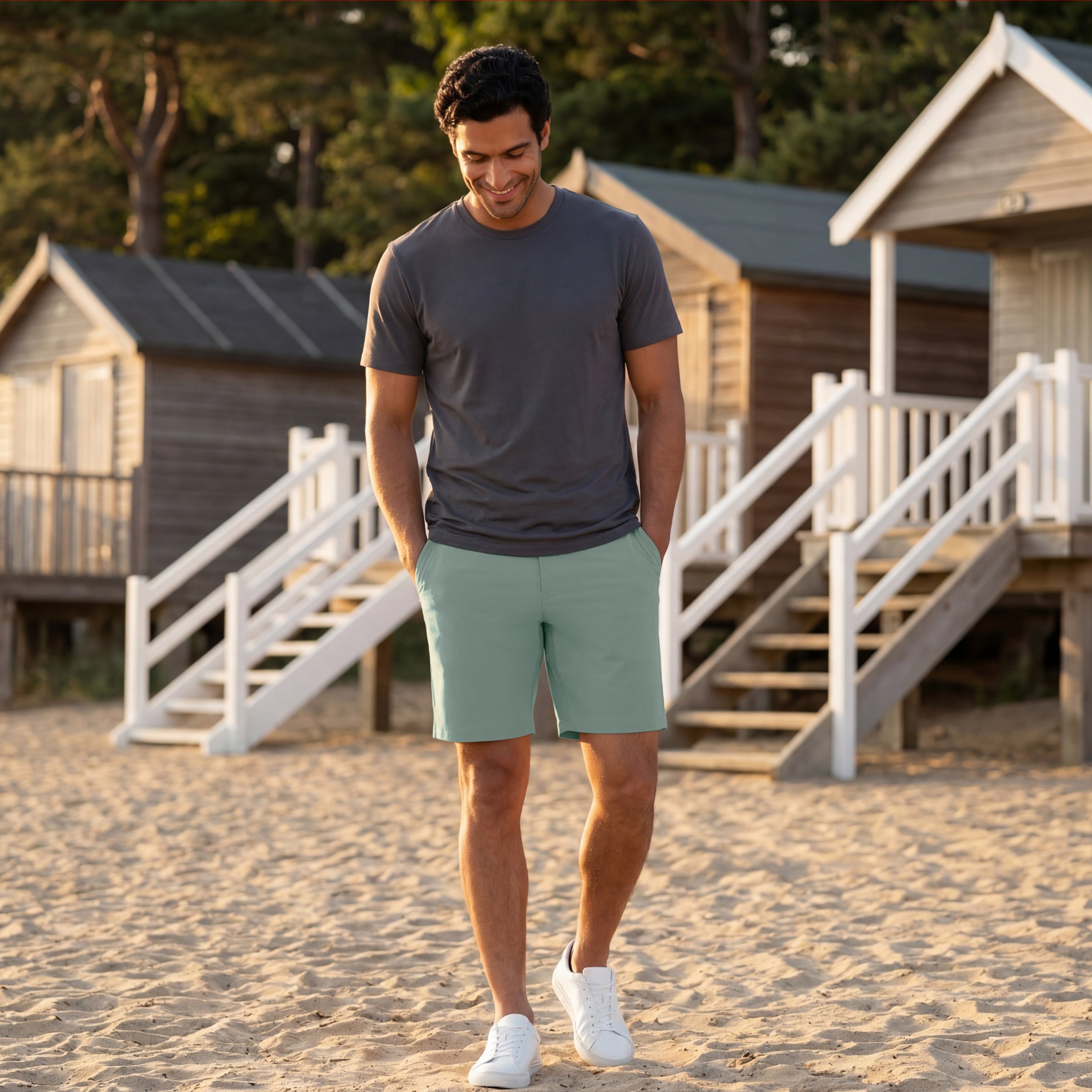 Jetsetter Tech Short 7" -- Sage Green