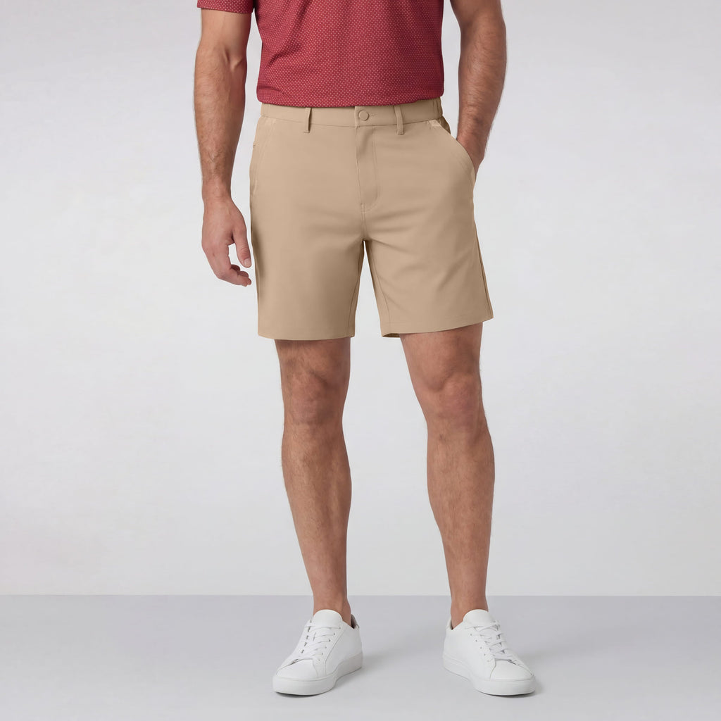 Jetsetter Tech Short 7" -- Sand Tan