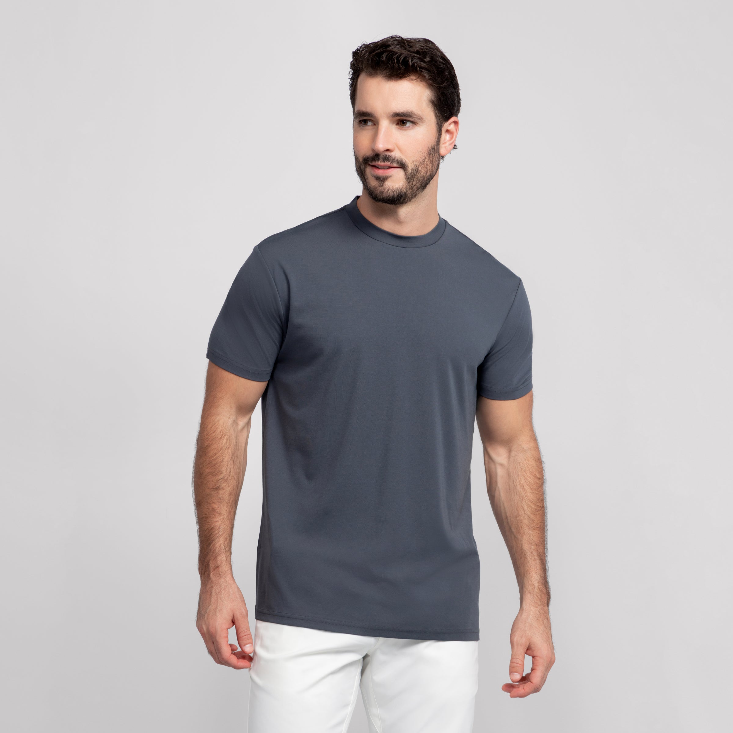 Jetsetter Tee -- Charcoal Gray