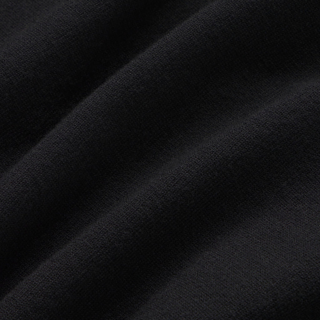 Legacy Polo Sweater -- Black