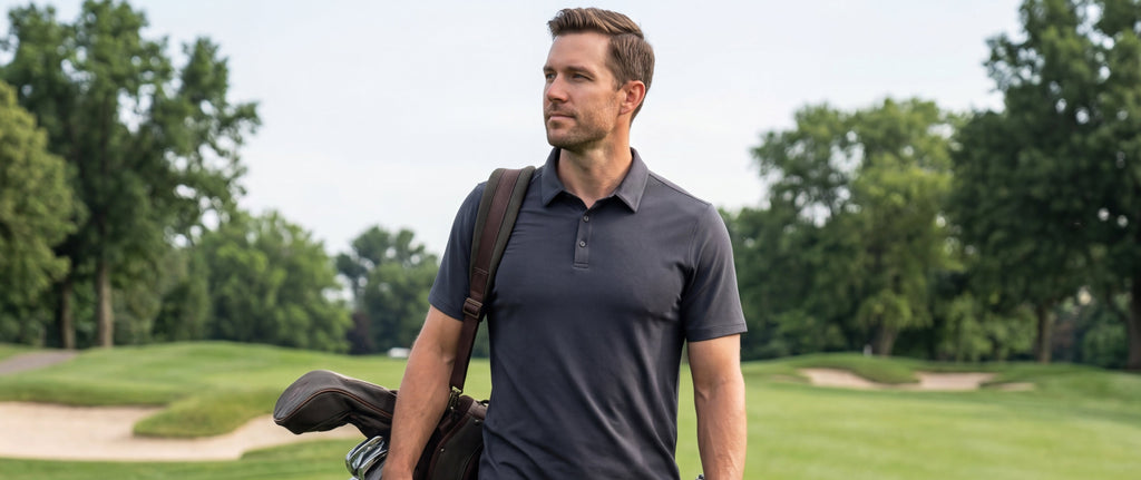 Tech Polo -- Charcoal Gray