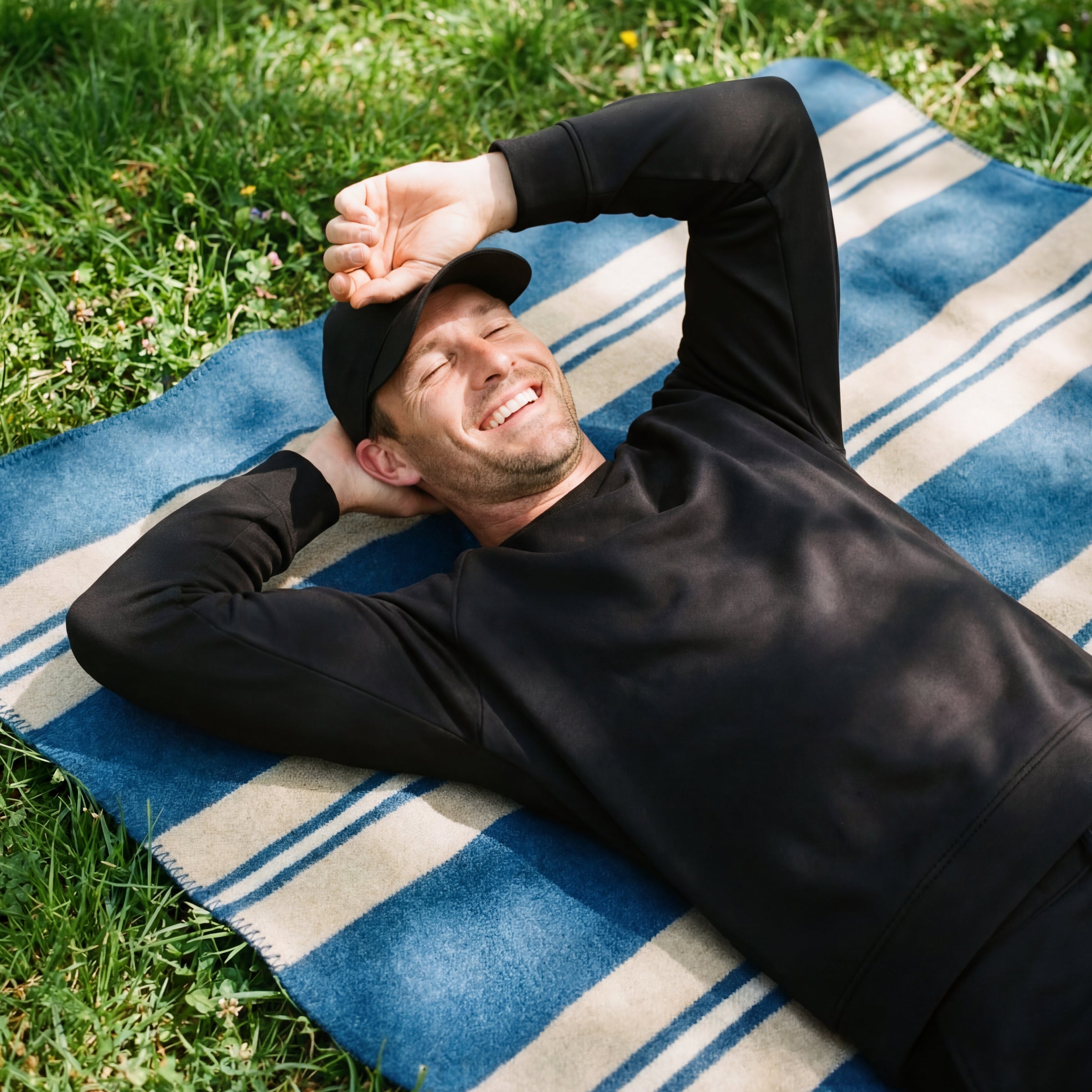 Sandwash Crewneck -- True Black