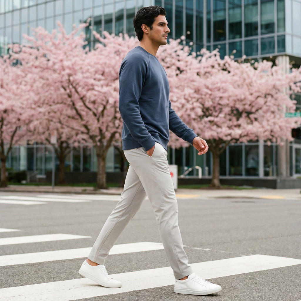 Sandwash Crewneck -- Tidal Blue