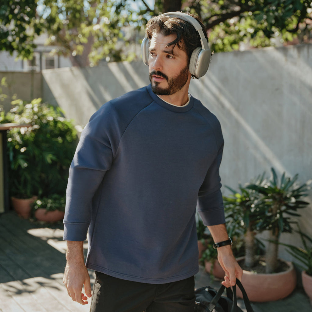 Sandwash Crewneck -- Tidal Blue