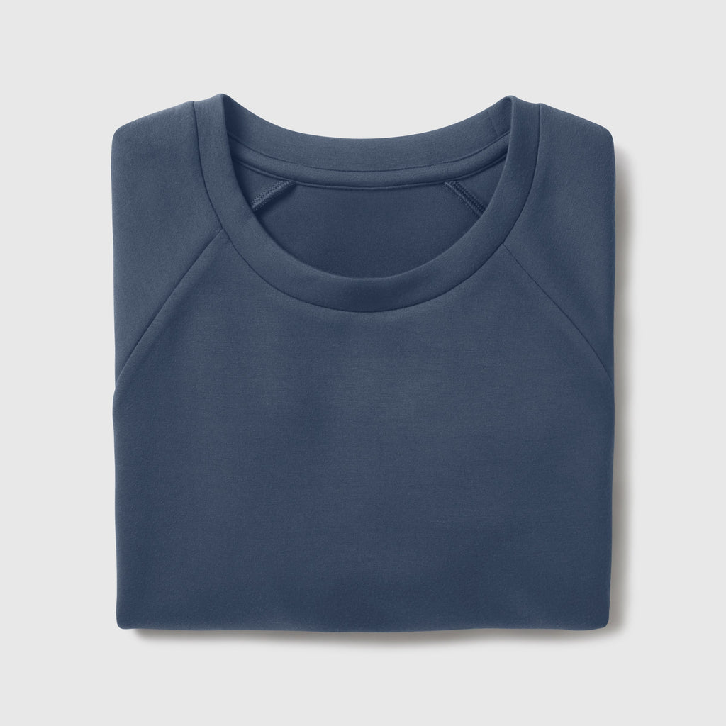 Sandwash Crewneck -- Tidal Blue