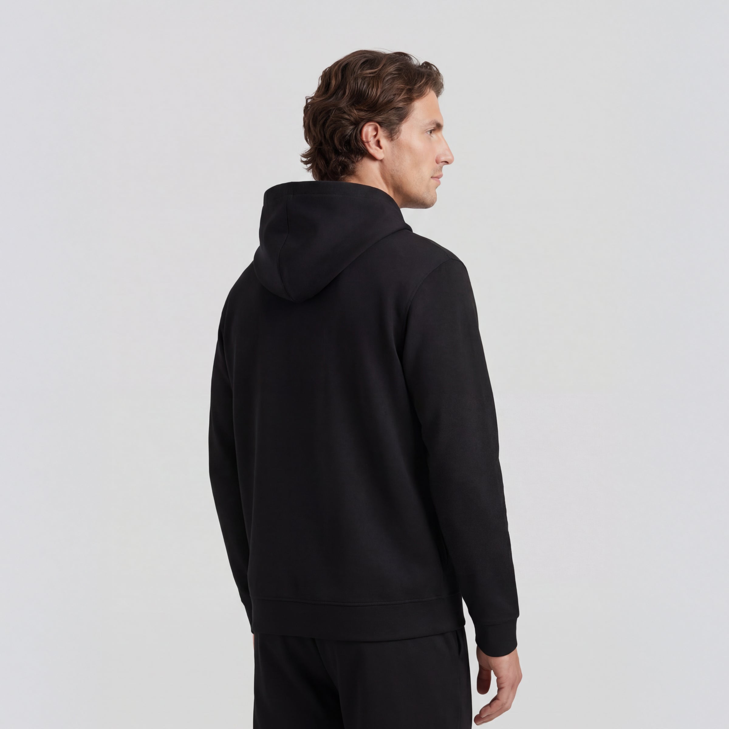 Sandwash Hoodie -- True Black