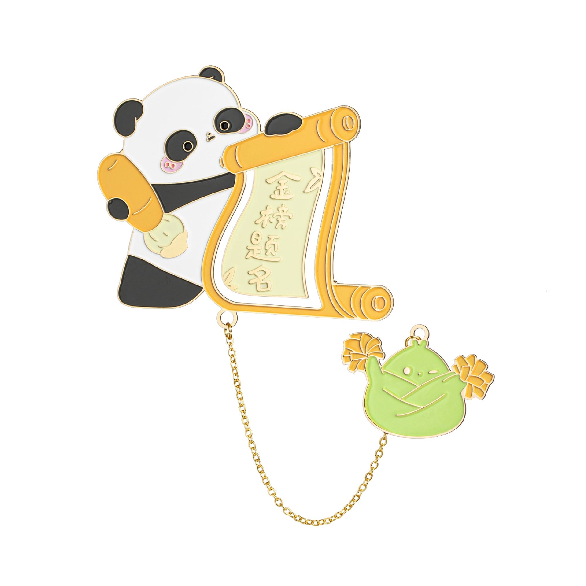 Panda metal bookmark
