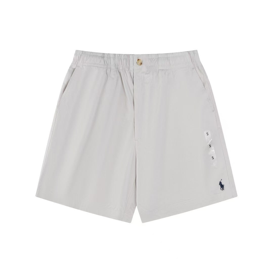 Ralph Laure six-color embroidered small logo classic casual shorts.