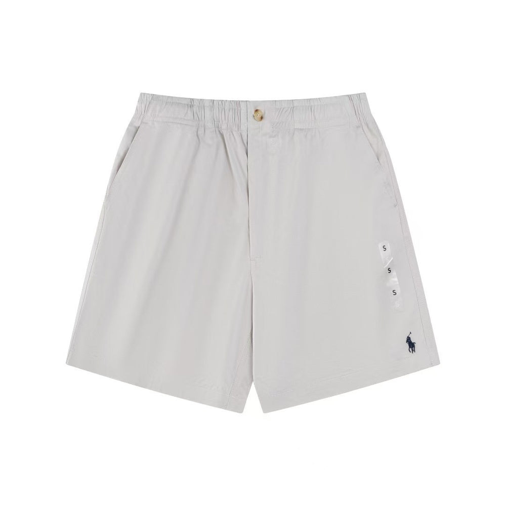 Ralph Laure six-color embroidered small logo classic casual shorts.
