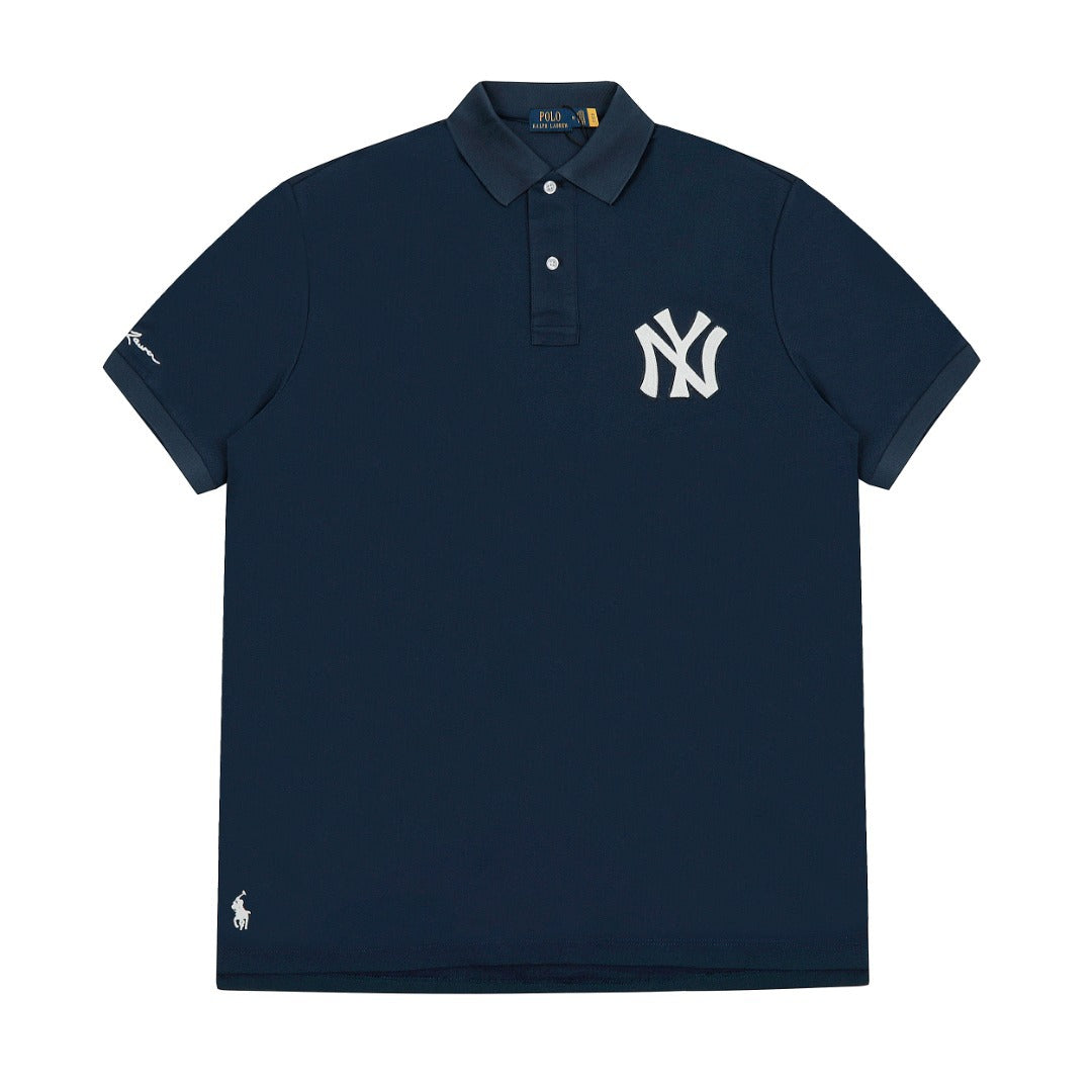 Ralph Lauren NY collaboration button-down short-sleeved shirt