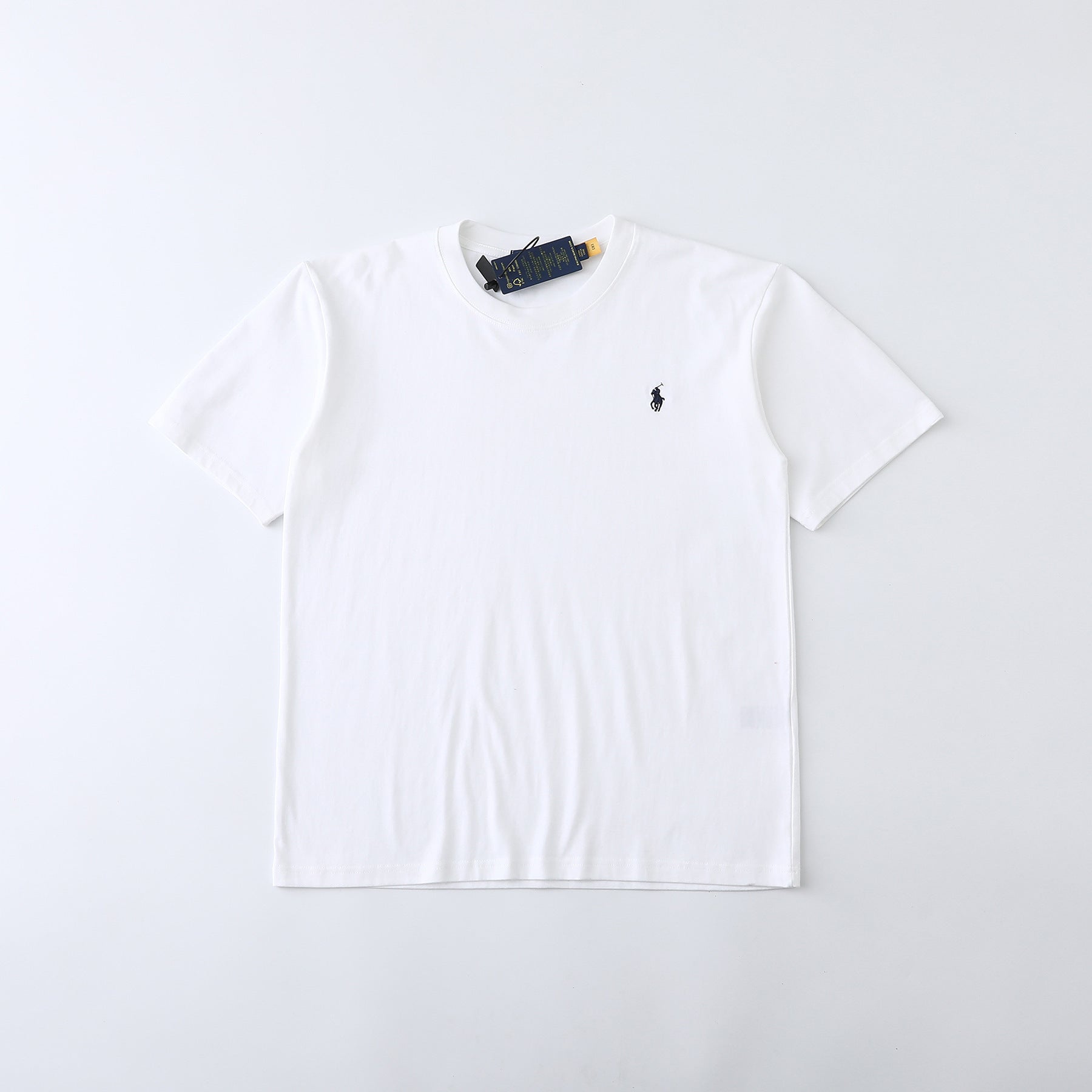 Cross border foreign trade supply Ralph Lauren RL round neck short sleeved men's summer pony logo polo casual pure cotton T-shirt