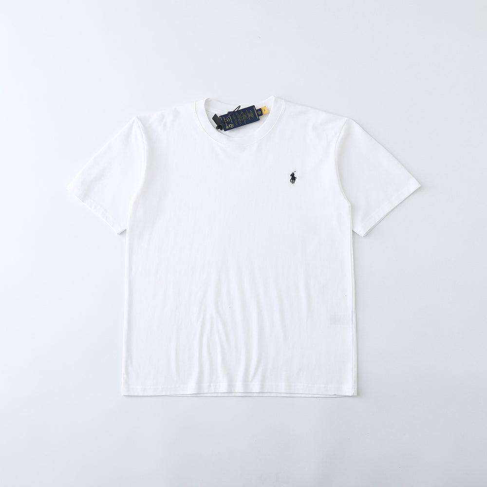 Cross border foreign trade supply Ralph Lauren RL round neck short sleeved men's summer pony logo polo casual pure cotton T-shirt