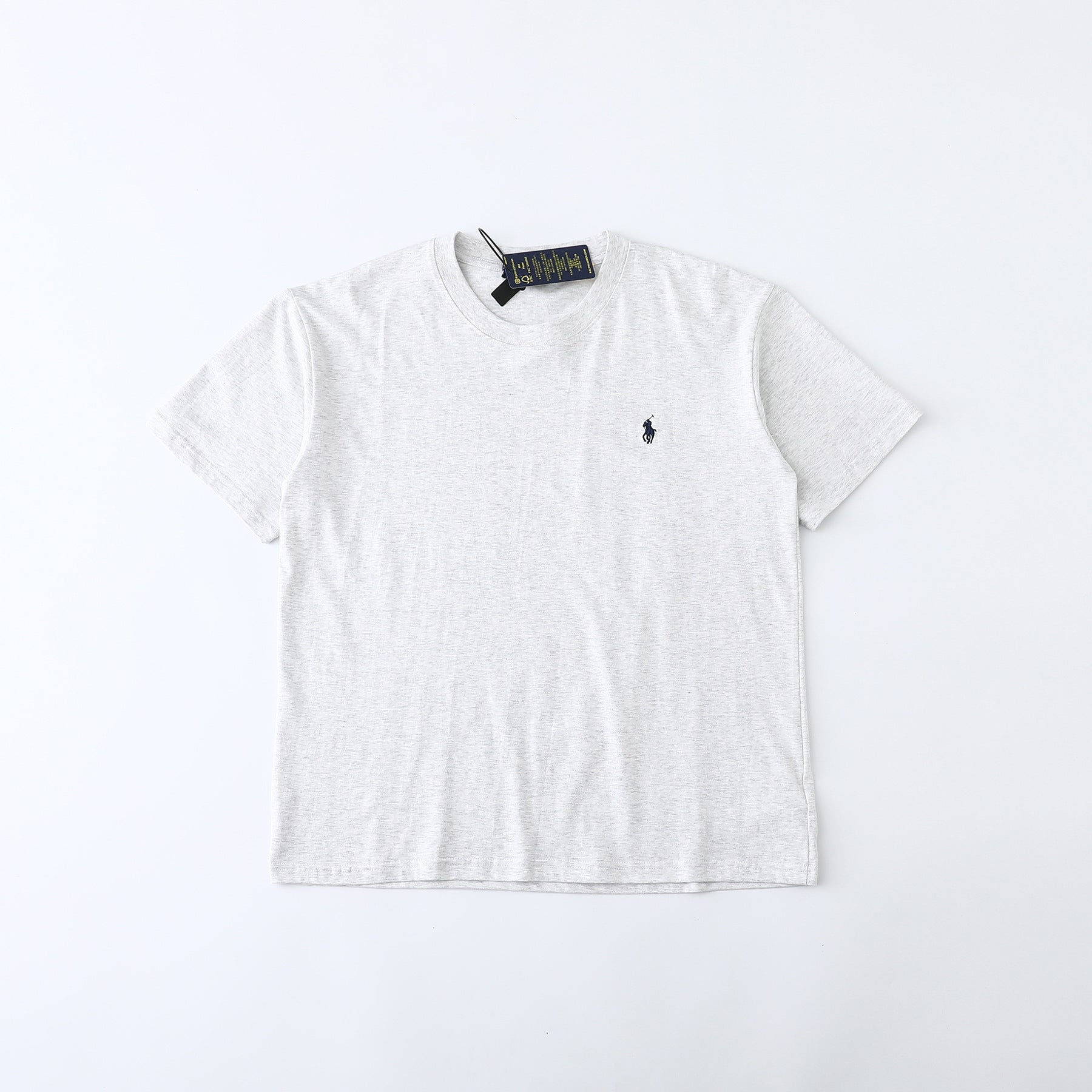 Cross border foreign trade supply Ralph Lauren RL round neck short sleeved men's summer pony logo polo casual pure cotton T-shirt