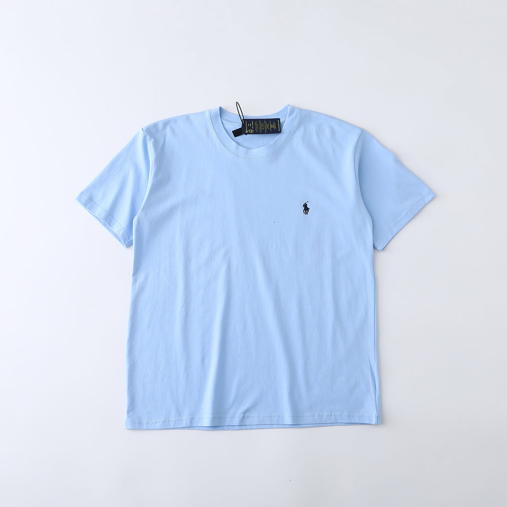 Cross border foreign trade supply Ralph Lauren RL round neck short sleeved men's summer pony logo polo casual pure cotton T-shirt