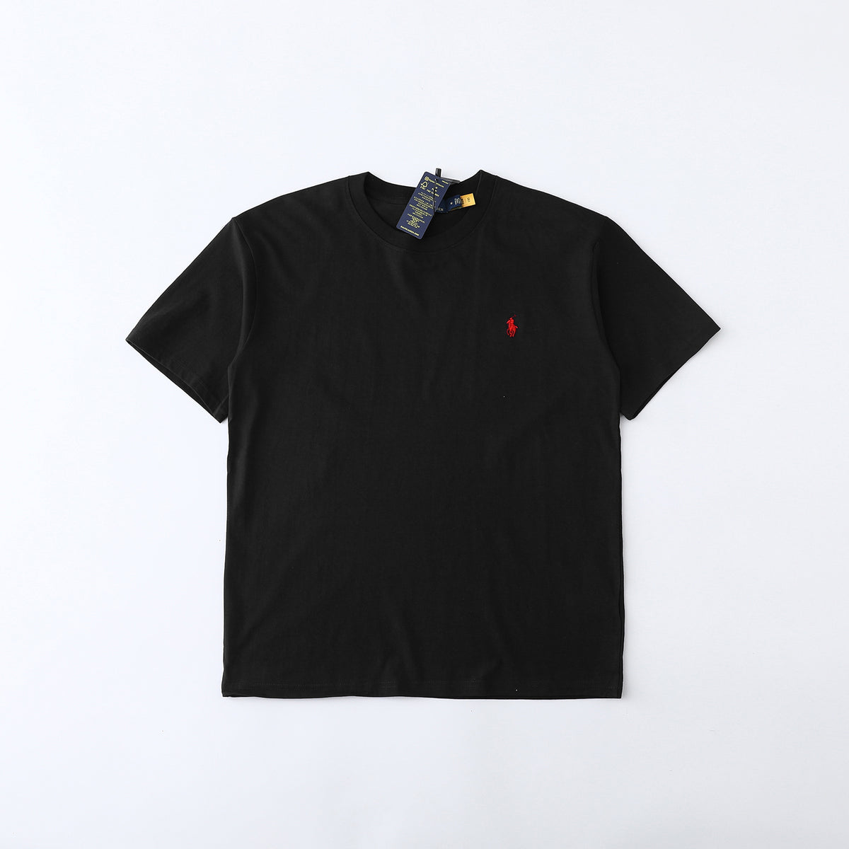 Cross border foreign trade supply Ralph Lauren RL round neck short sleeved men's summer pony logo polo casual pure cotton T-shirt