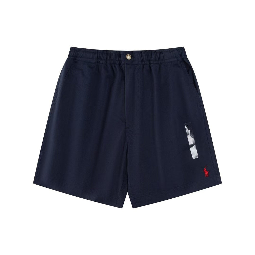 Ralph Laure six-color embroidered small logo classic casual shorts.