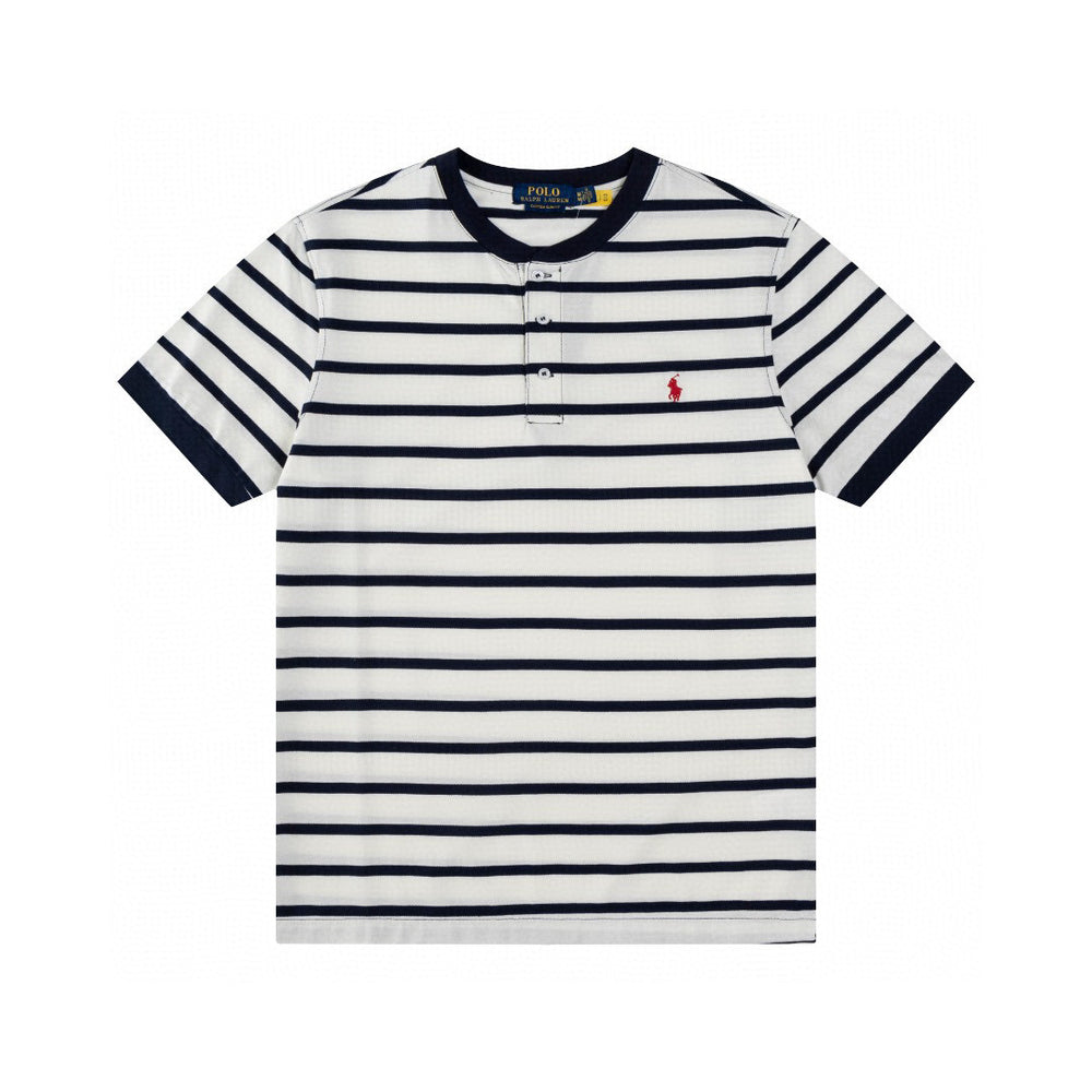 RL Striped Sports Bra Short Sleeve T-shirt