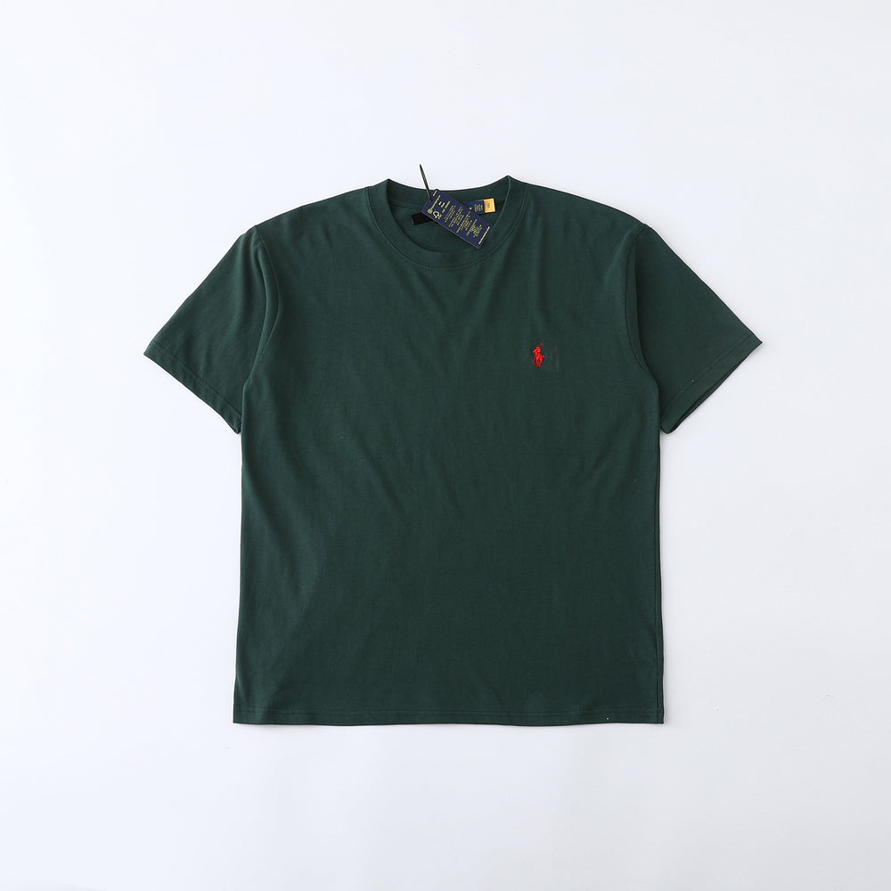Cross border foreign trade supply Ralph Lauren RL round neck short sleeved men's summer pony logo polo casual pure cotton T-shirt