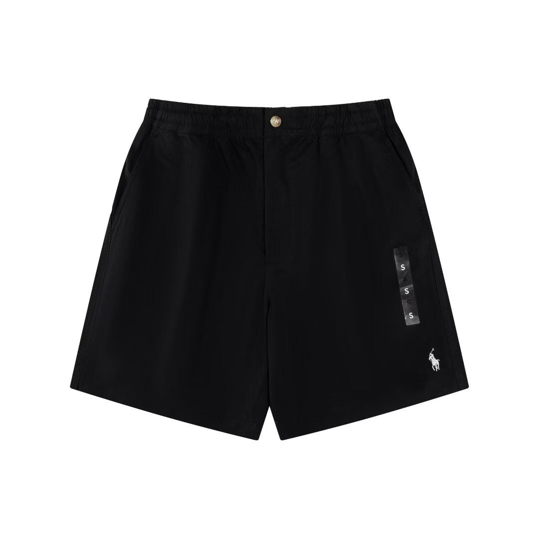 Ralph Laure six-color embroidered small logo classic casual shorts.