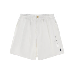 Ralph Laure six-color embroidered small logo classic casual shorts.