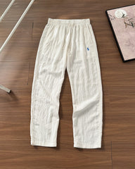 RL Coolie Loose-Sleeved Cotton-Linen Pants