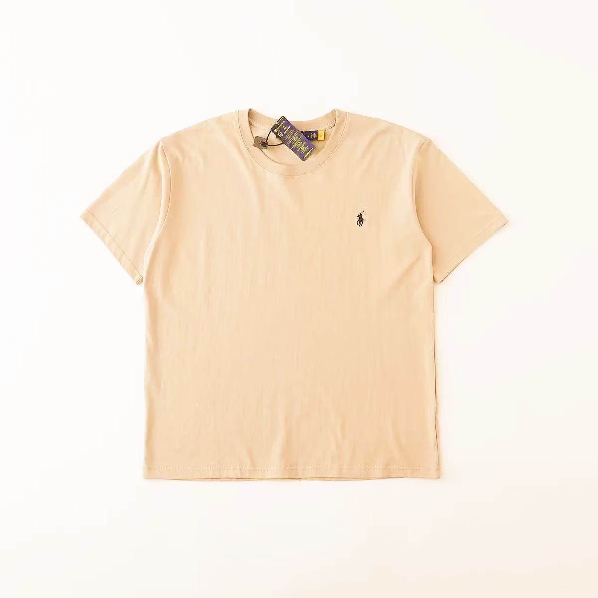 Cross border foreign trade supply Ralph Lauren RL round neck short sleeved men's summer pony logo polo casual pure cotton T-shirt