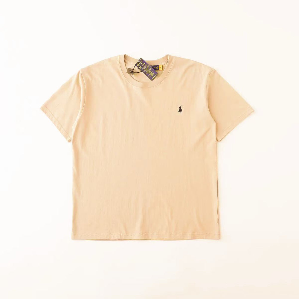Cross border foreign trade supply Ralph Lauren RL round neck short sleeved men's summer pony logo polo casual pure cotton T-shirt