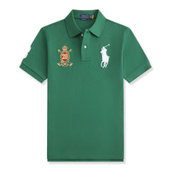 RL Large size short-sleeved polo shirt with embroidery