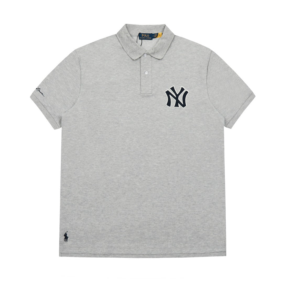 Ralph Lauren NY collaboration button-down short-sleeved shirt
