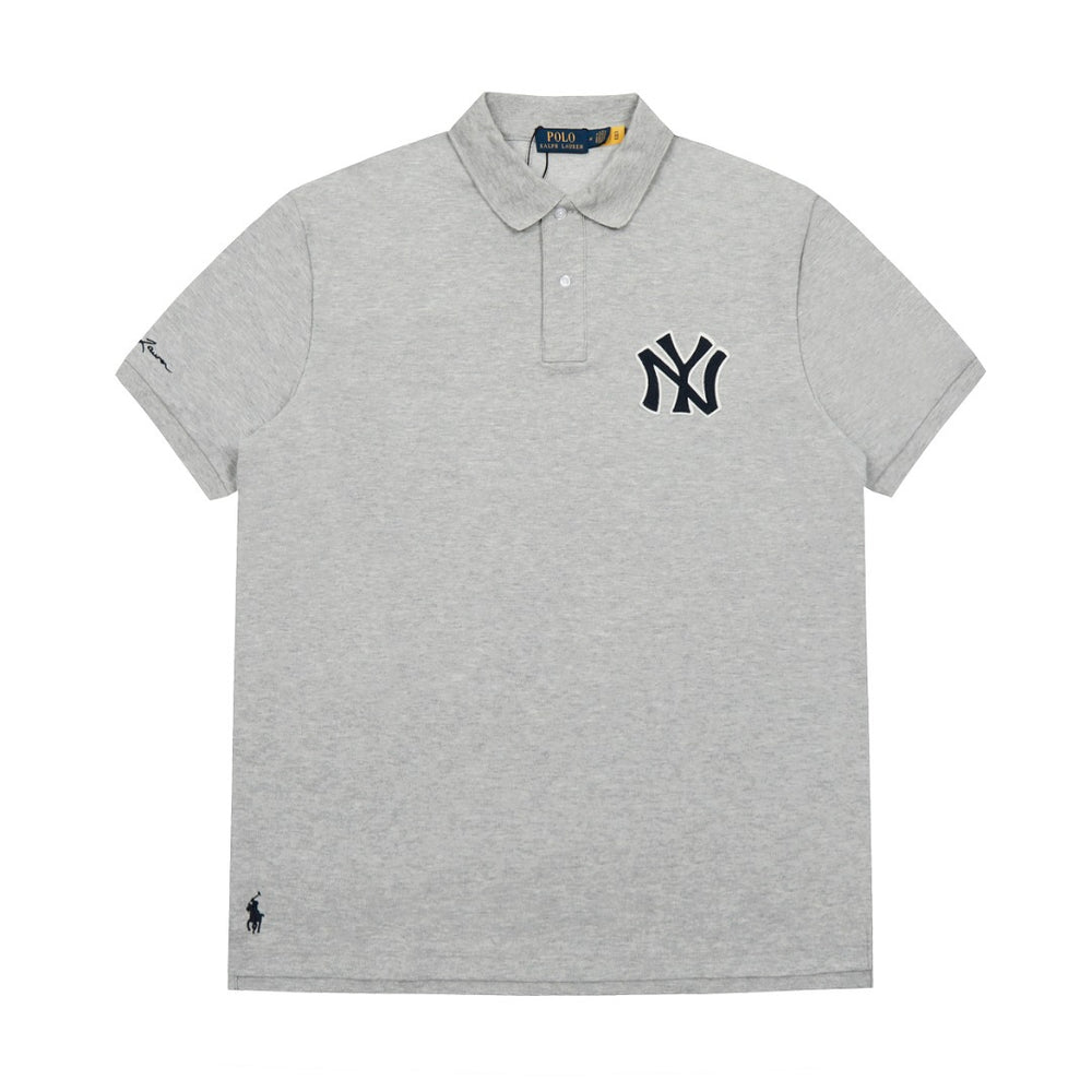 Ralph Lauren NY collaboration button-down short-sleeved shirt