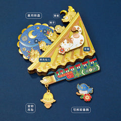 Palace cat Fridge Magnet