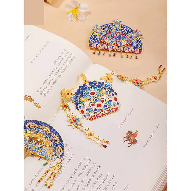 Phoenix Crown Metal Bookmark