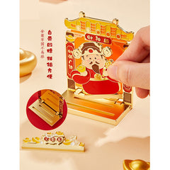 Temple of the God of Wealth Fridge Magnet