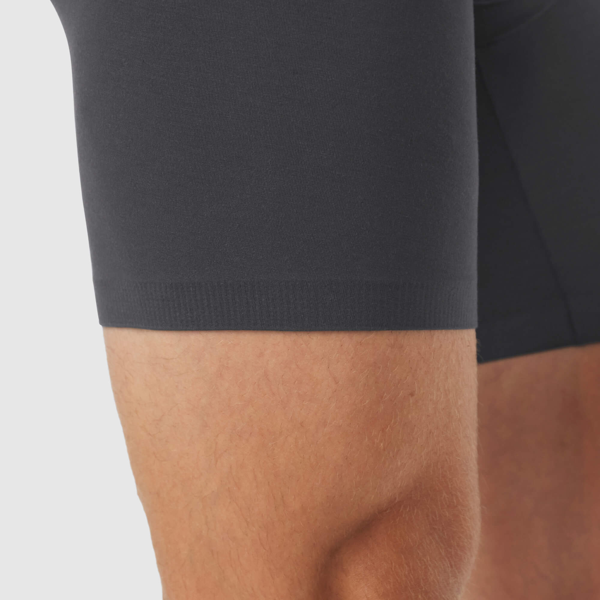 Jetsetter Boxer Brief 8" -- Charcoal Gray