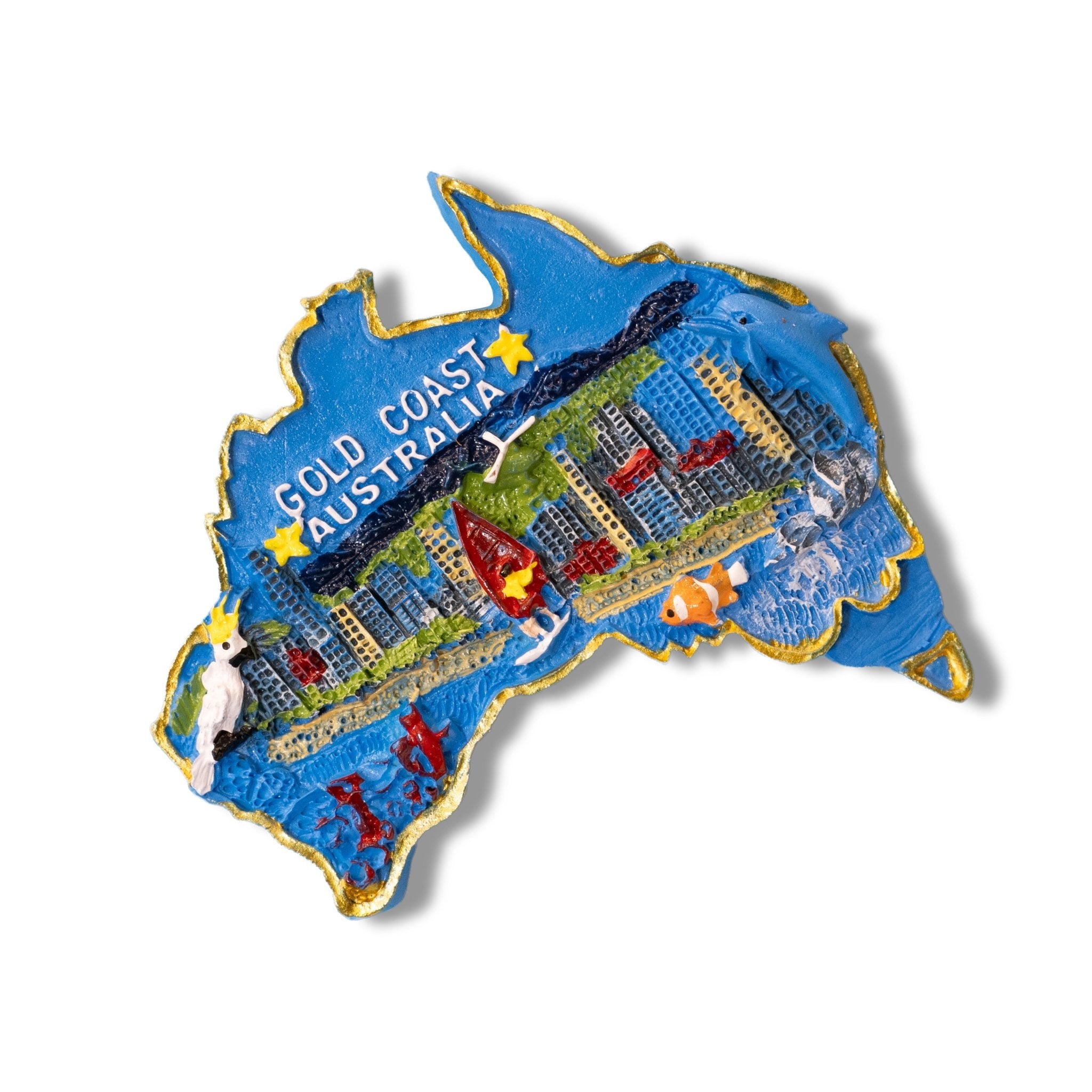 🇦🇺 Australia Gold Coast  3D City Magnet 3D Magnet