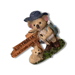 🇦🇺 Australia Koala Hiker 3D Magnet