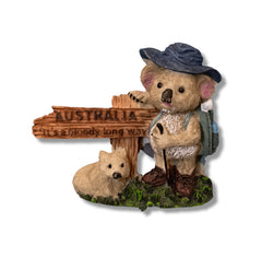 🇦🇺 Australia Koala Hiker 3D Magnet